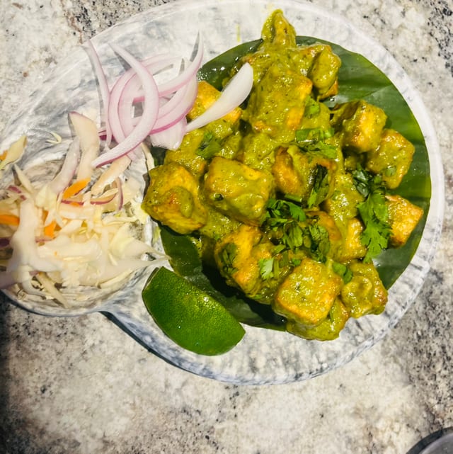 Pachi Mirchi Paneer.
