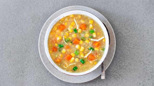 Veg Corn Soup.