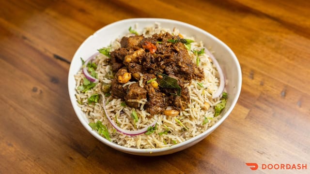Goat Pulav Jumbo.