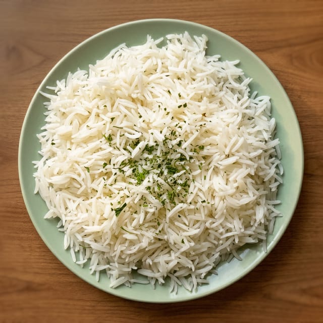 Basmathi Rice.