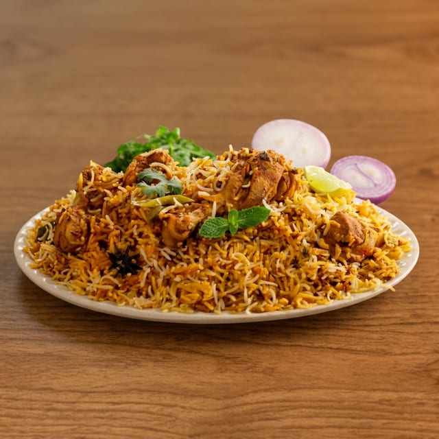 Chicken Dum Biryani Family.