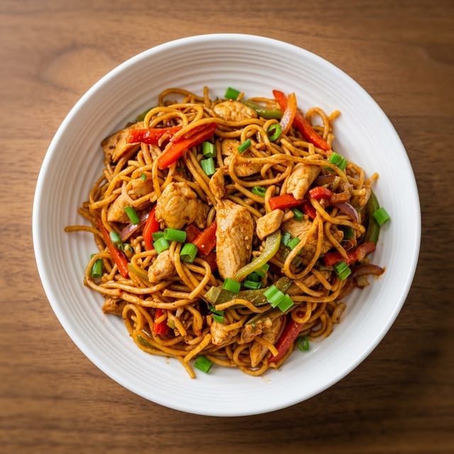 Chicken Hakka Noodles.